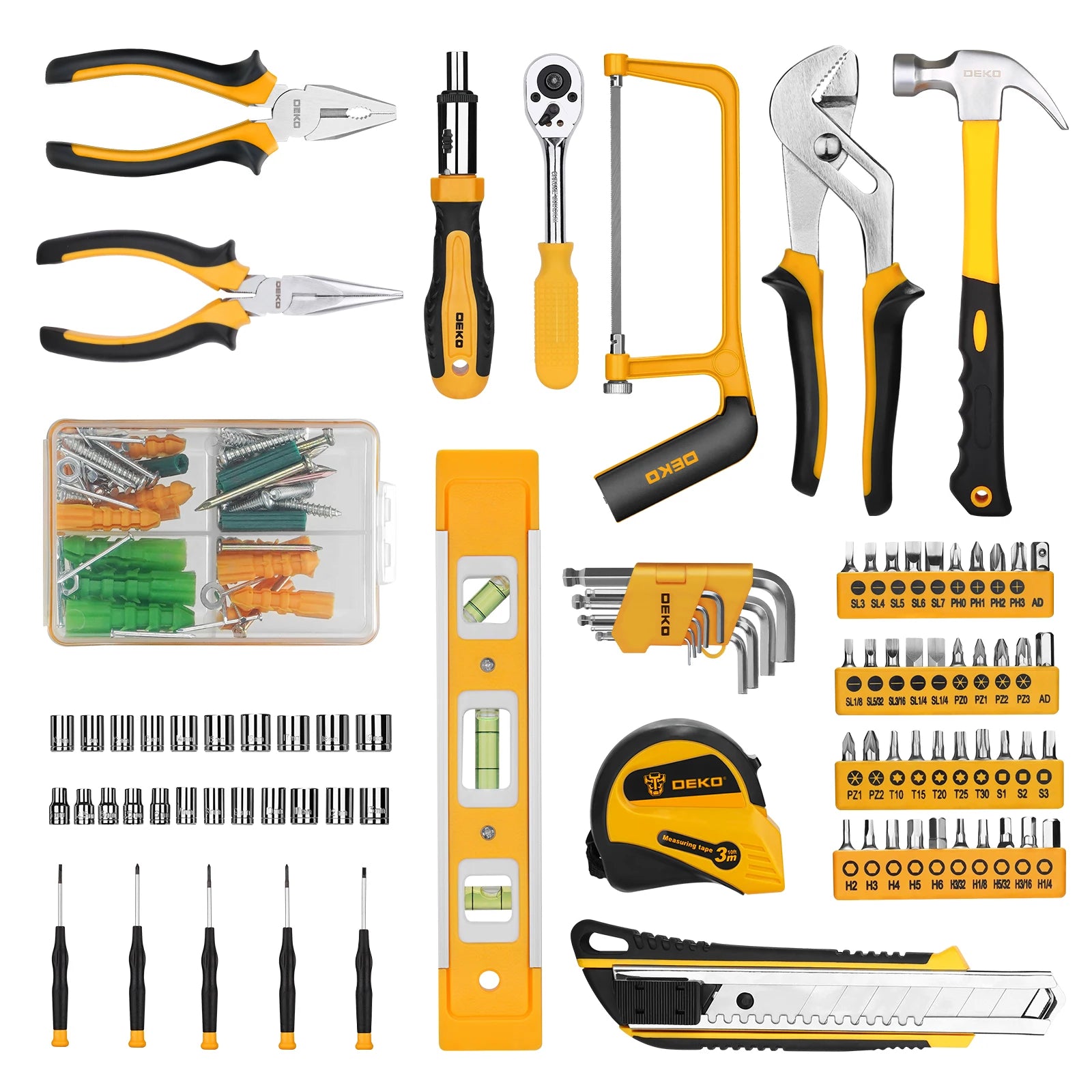 228Pcs Socket Wrench Auto Repair Tool Combination Package