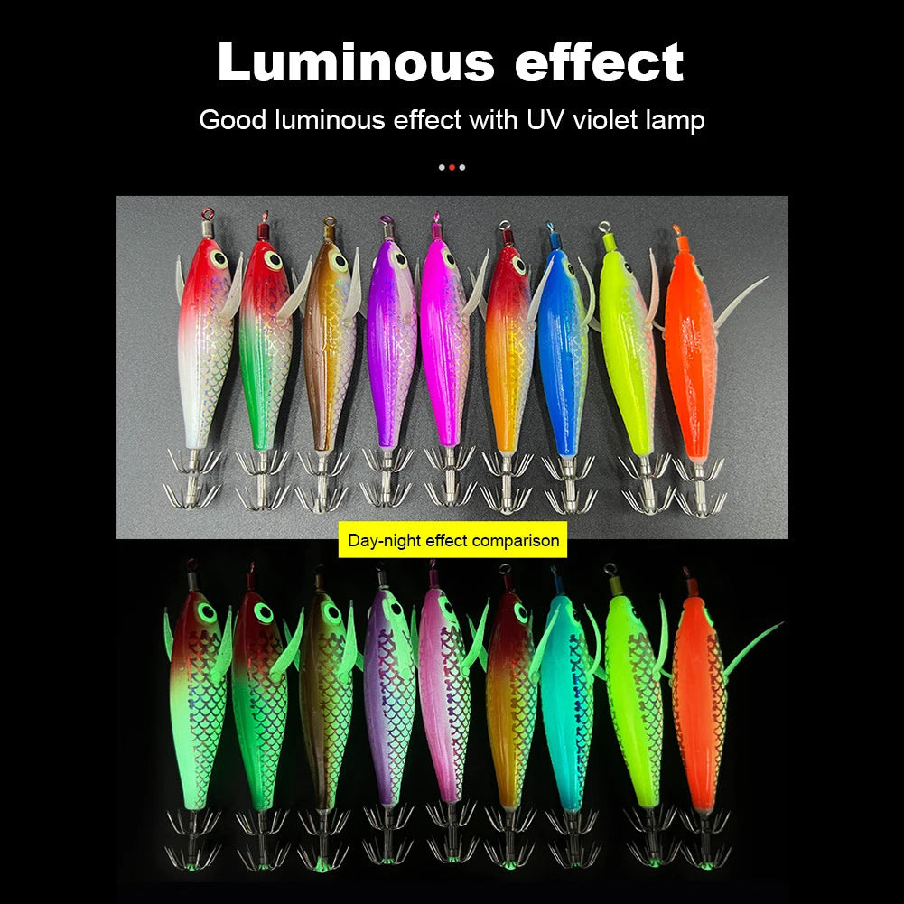 Luminous Squid Hook Squid Fishing Lure  for Night Fishing