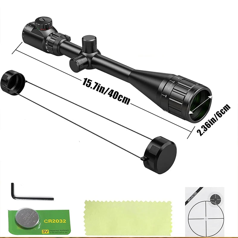6-24x50 AOE Hunting Scopes Illuminated Red/Green Reticle