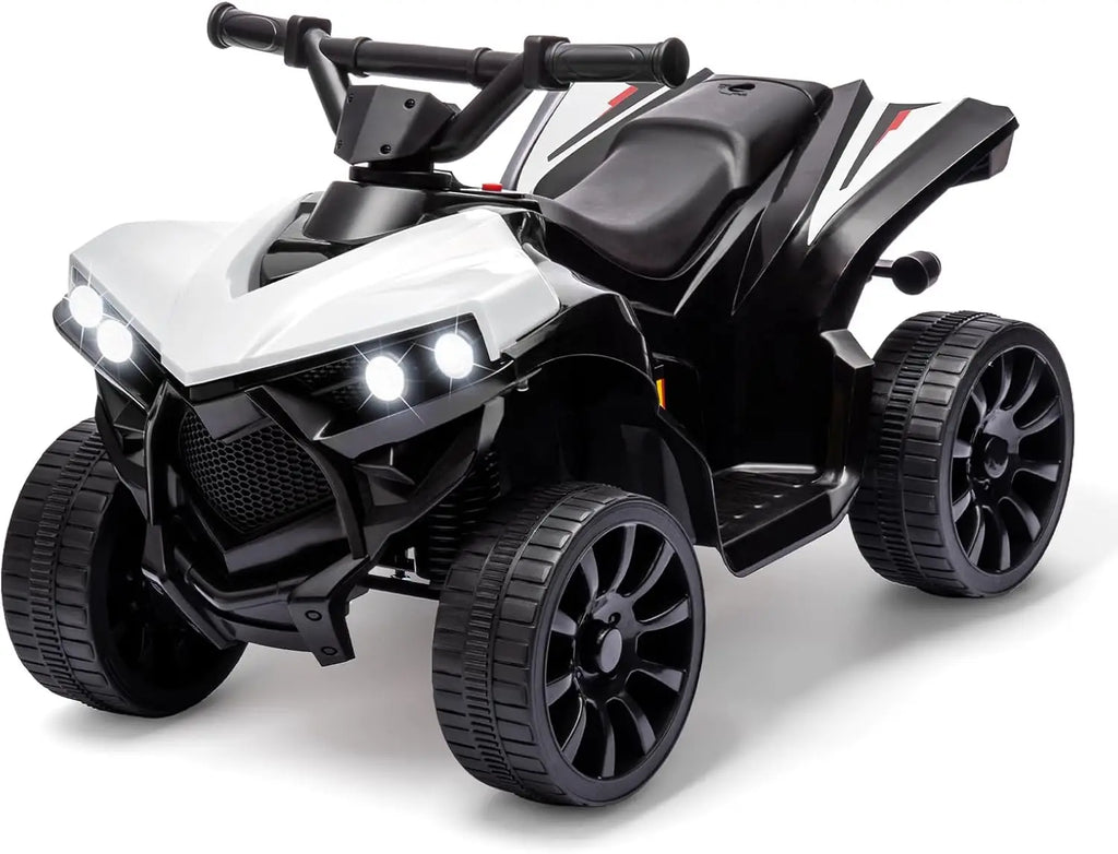 6V Ride on Toy, Kids ATV 4 Wheeler with 1.8MPH Max Speed, Music & Foot Pedal