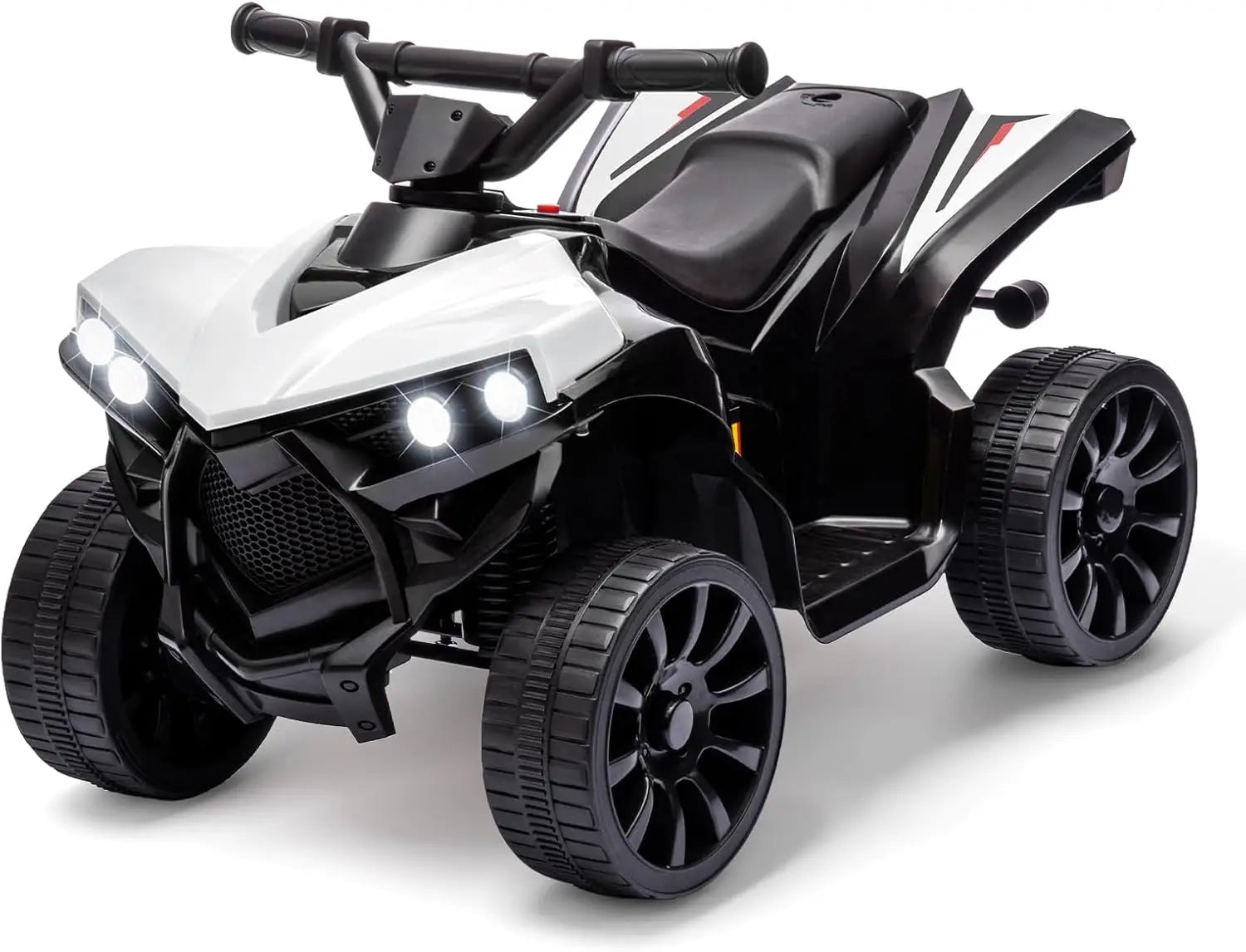 6V Ride on Toy, Kids ATV 4 Wheeler with 1.8MPH Max Speed, Music & Foot Pedal