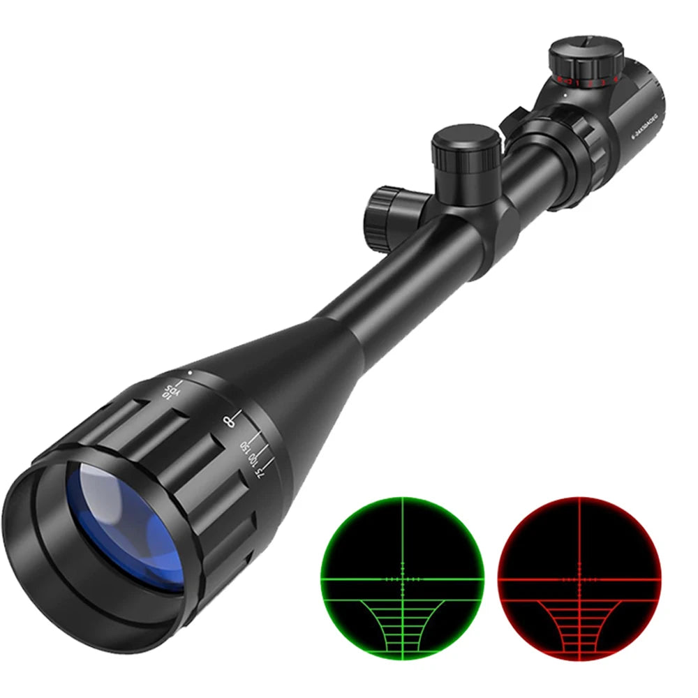 6-24x50 AOE Hunting Scopes Illuminated Red/Green Reticle