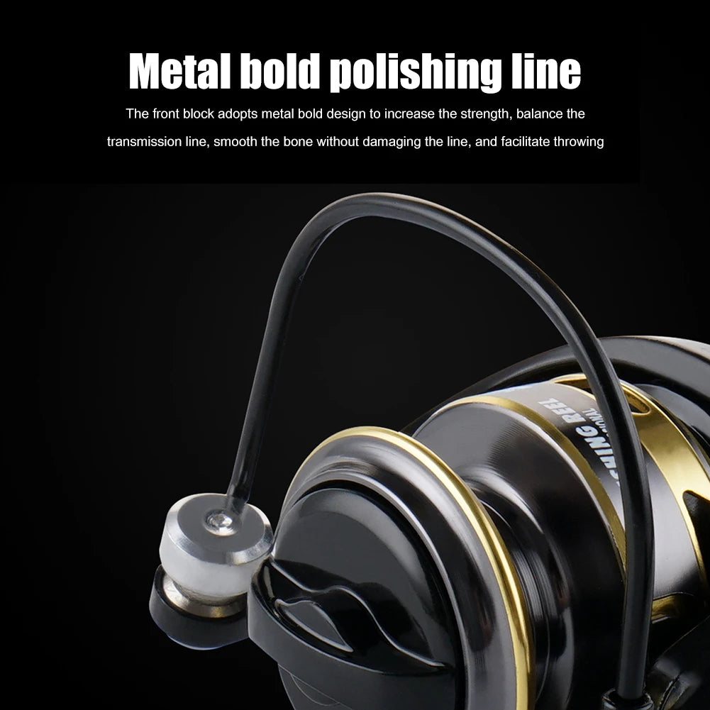 Ultra Lightweight Fishing Reel 13+1BB High Speed Gear Ratio 5.2:1 Mini Spinning Reel