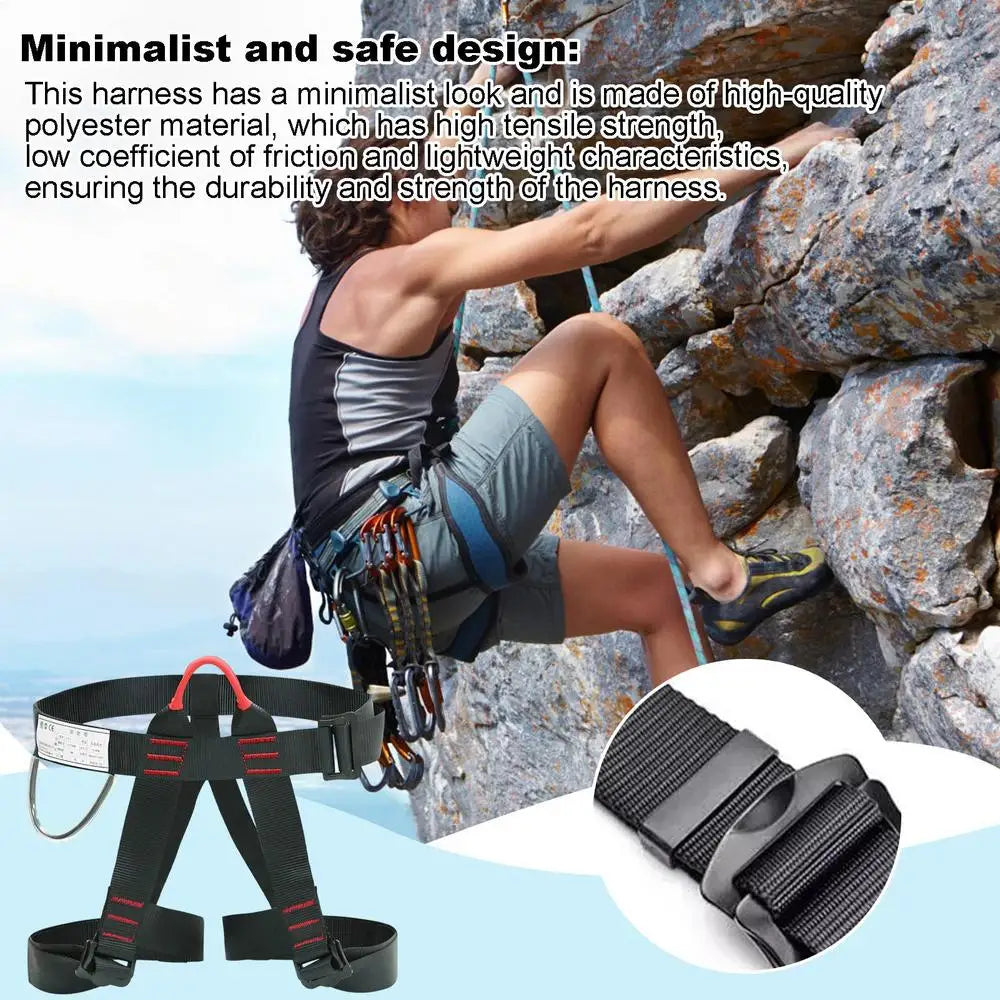 Harness  Rock Climbing Half-Body Safety Protection Equipment  Survival Mountain Tools