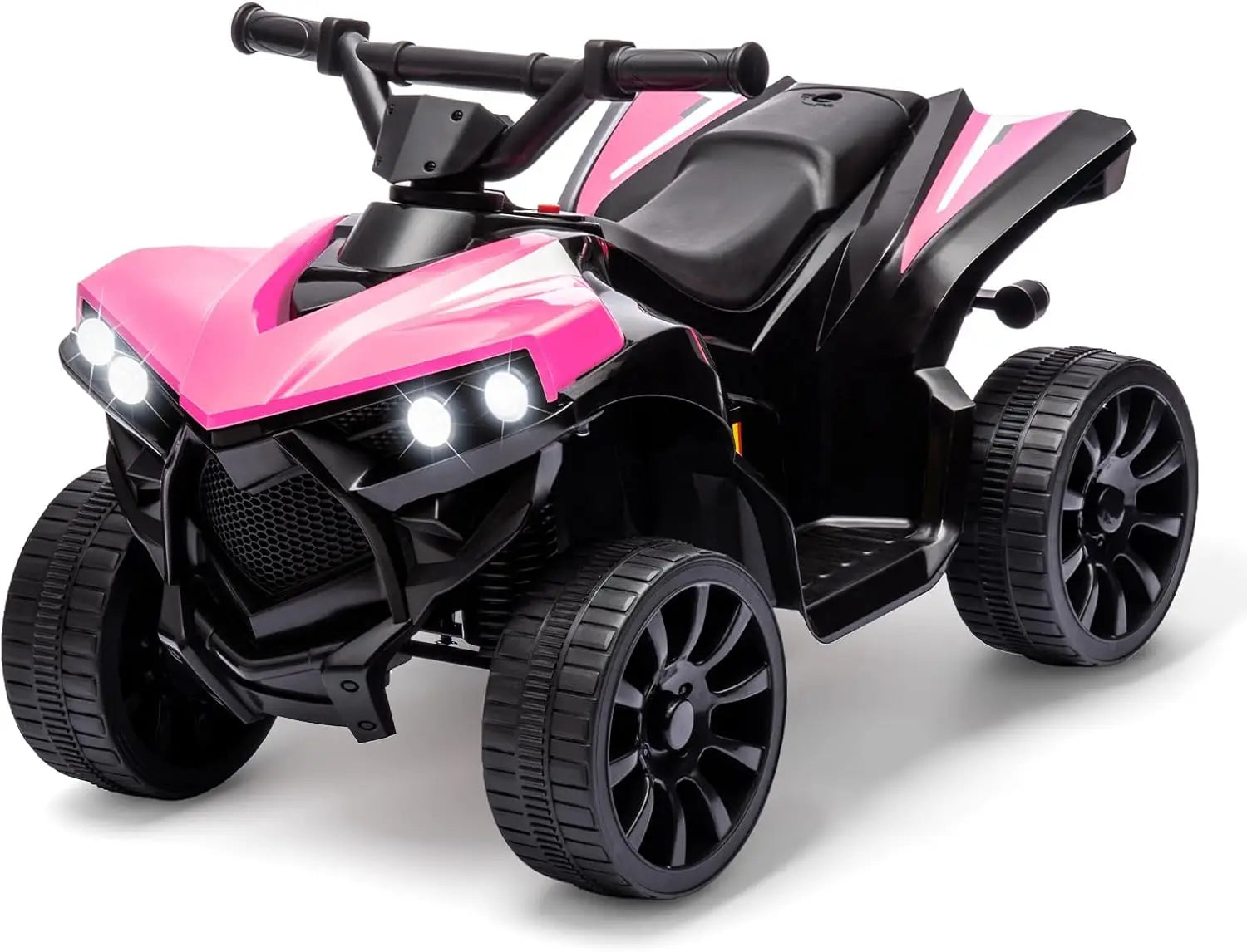 6V Ride on Toy, Kids ATV 4 Wheeler with 1.8MPH Max Speed, Music & Foot Pedal
