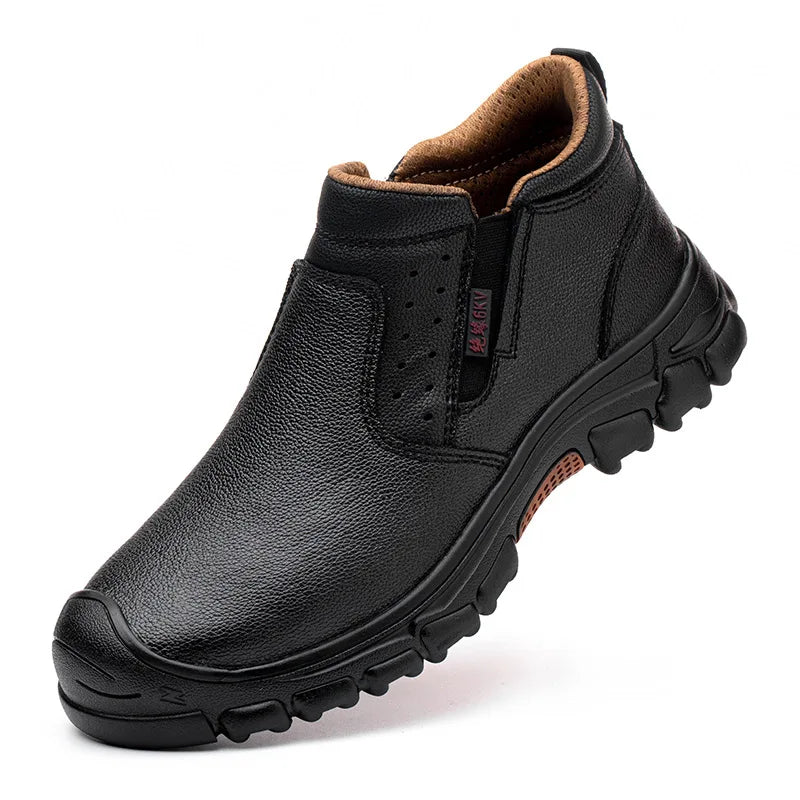 Mens Work Boots Composite Toe Safety Footwear