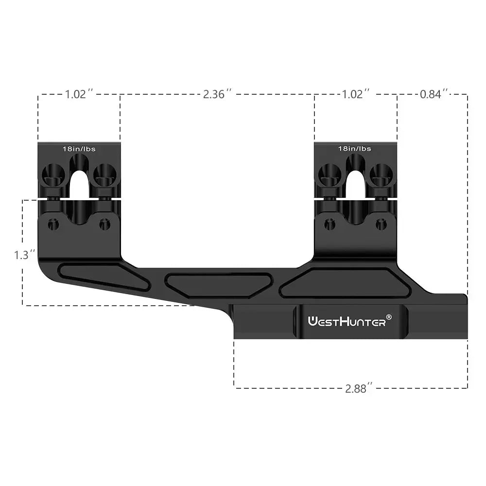 WH305(30mm) WH306(34mm) One Piece Scope Mount 20mm Picatinny