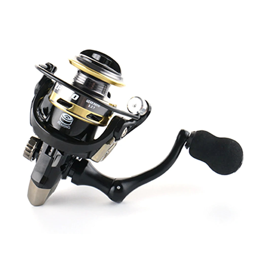 Ultra Lightweight Fishing Reel 13+1BB High Speed Gear Ratio 5.2:1 Mini Spinning Reel