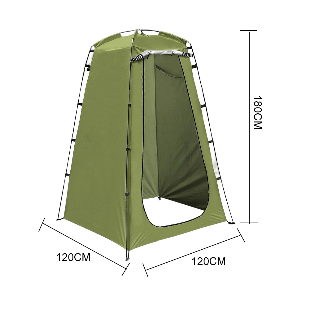 Portable Privacy Shower Tent Outdoor Waterproof Changing Room Shelter
