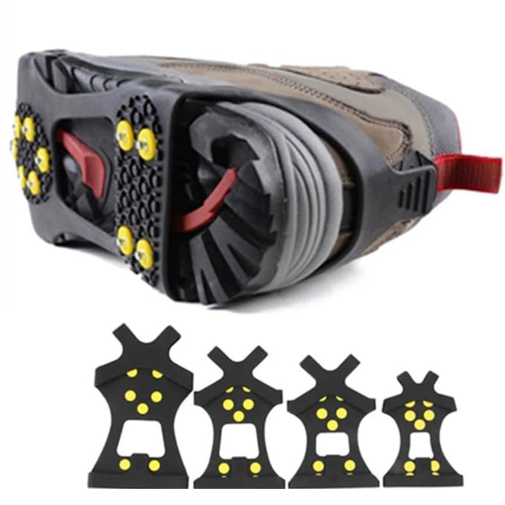 10 Teeth Climbing Crampons Mountaineering Cleats  Snow Claw Shoe