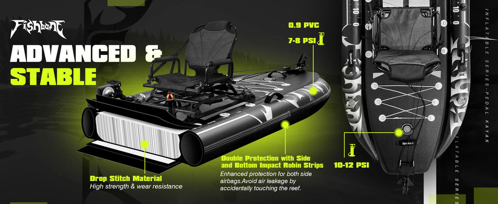 Pedal Drive Kayak Capacity 660LBS