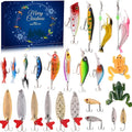 Christmas Fishing Lures Advent Calendar Creative Fishing Lures Set