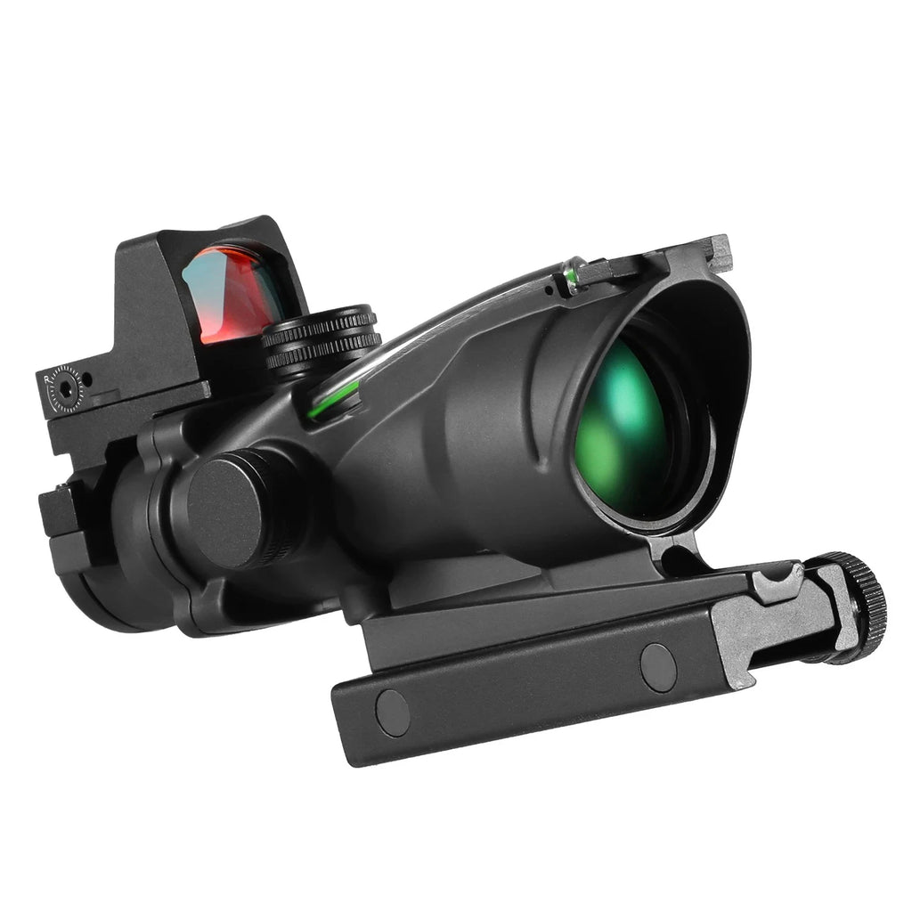 Adjustable 4x32 Red Dot 1x  4x Scope  Red Dot Tactical Scope 20mm Rail