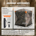 Hunting Blind with 270° See Through Mesh