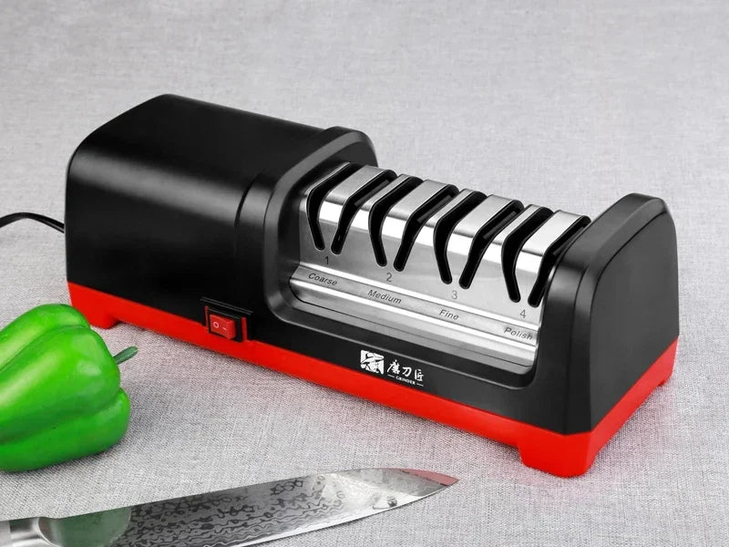 4 Stage Diamond Electric Knife Sharpener