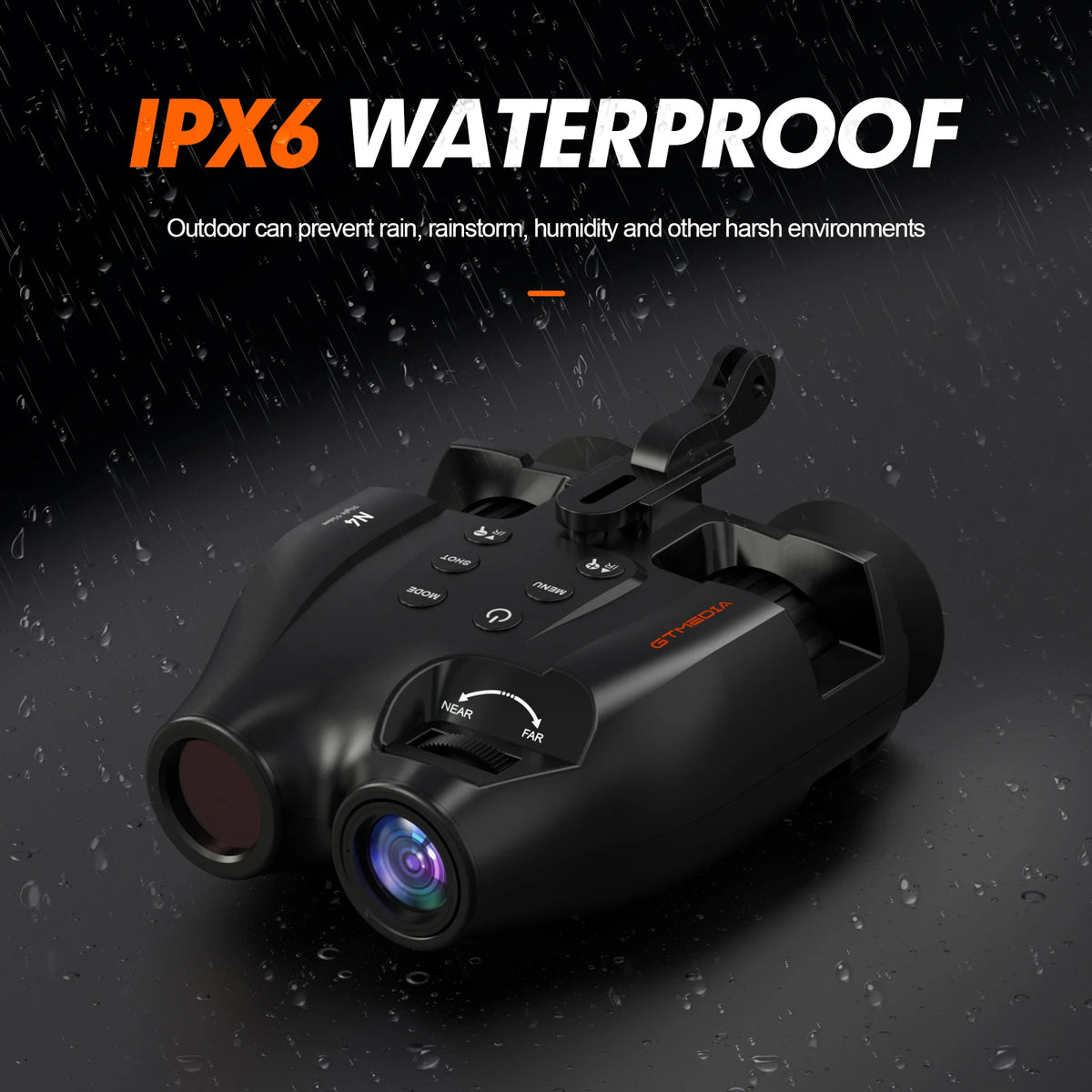 Night Vision Binoculars Featuring Adjustable Brightness 5x Zoom And 1080p