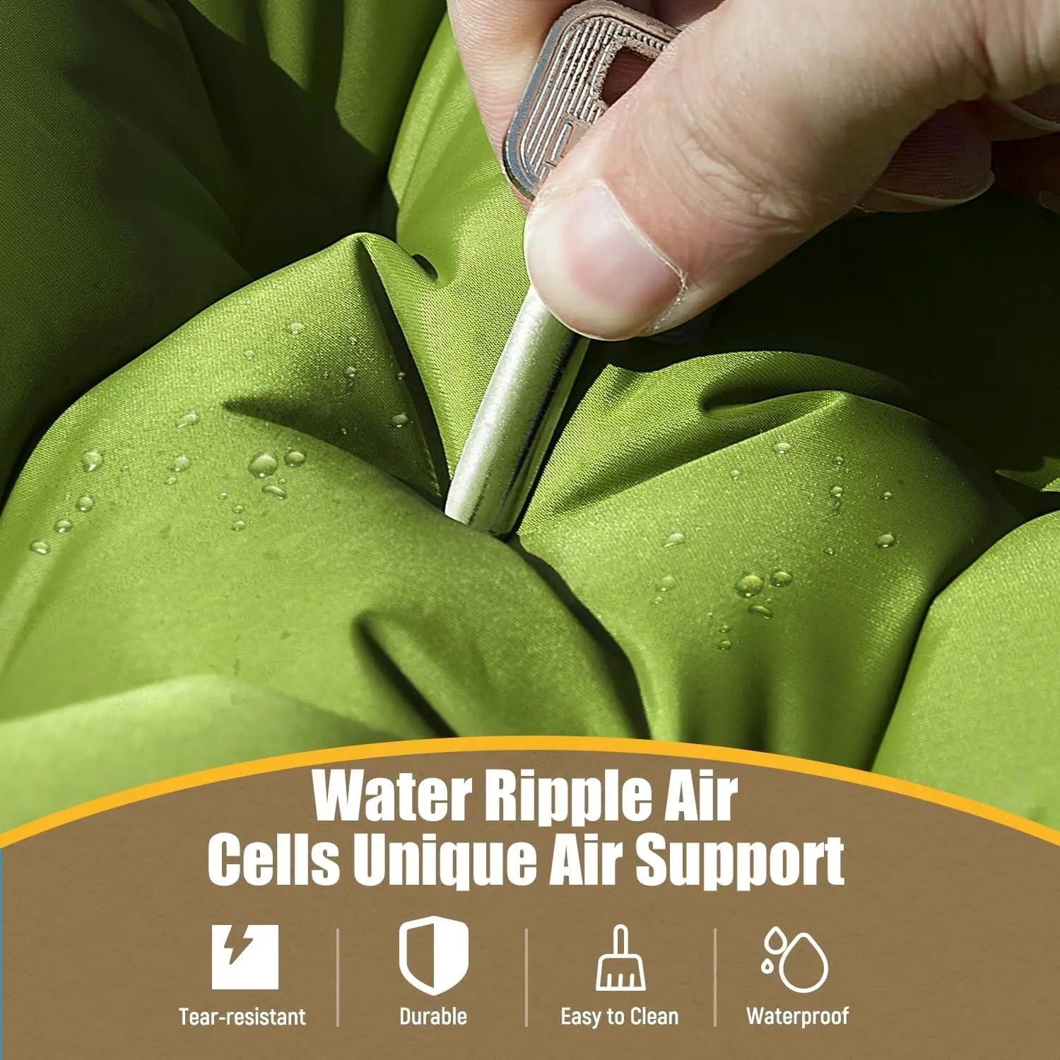 Self-Inflating 4" Thick Double Sleeping Pad