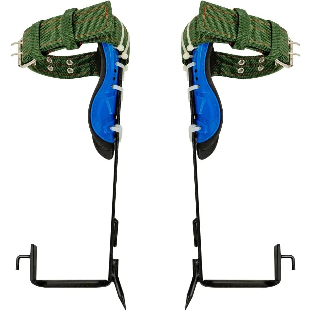 Tree Climbing Equipment Set Crampons Climbing Harness Safety Belt Spike Set 100 kg