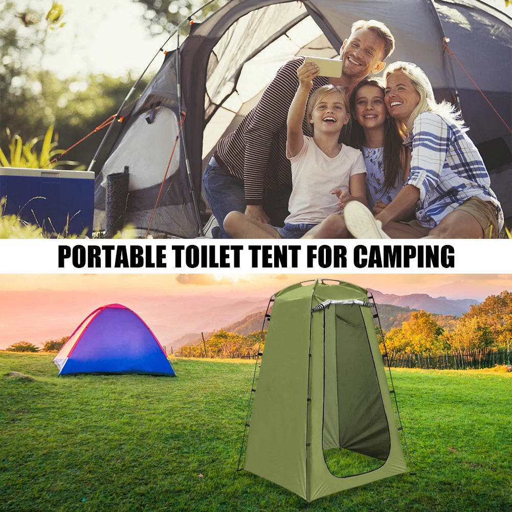 Portable Privacy Shower Tent Outdoor Waterproof Changing Room Shelter