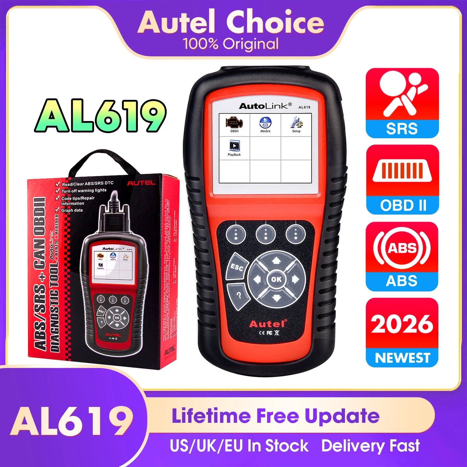 OBD2 Auto Scanner Diagnostic Scan Tool