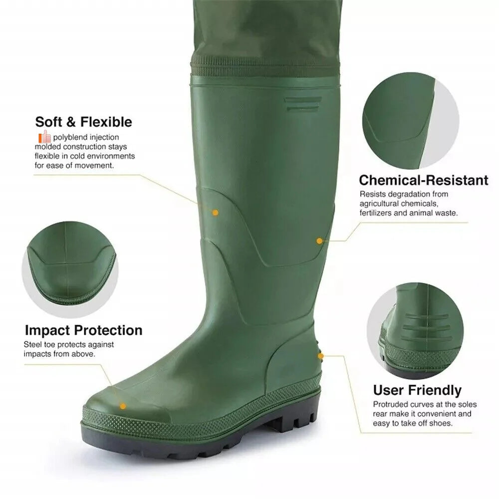 Fishing Wader  Waterproof Hunting Chest Wader with Boots
