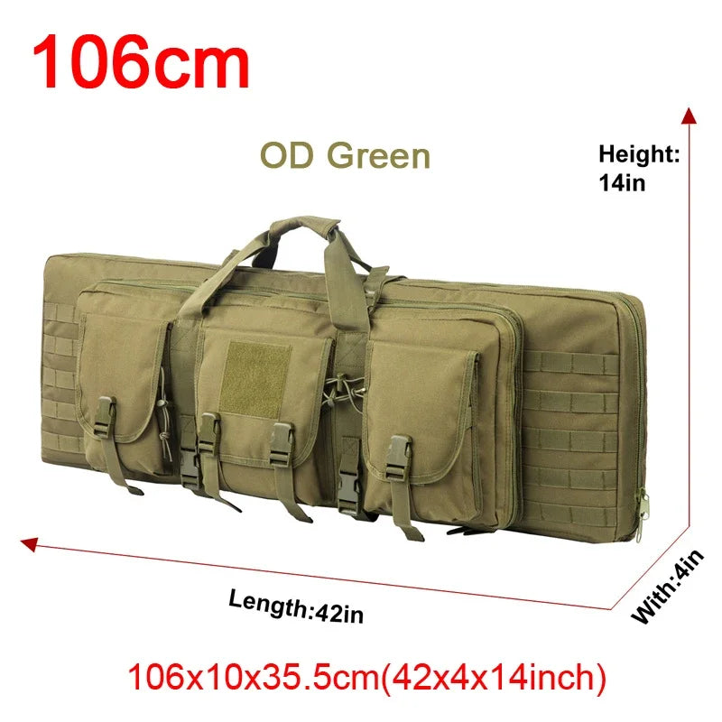 81 97 106 122cm Tactical Gun Bag Double Rifle Case