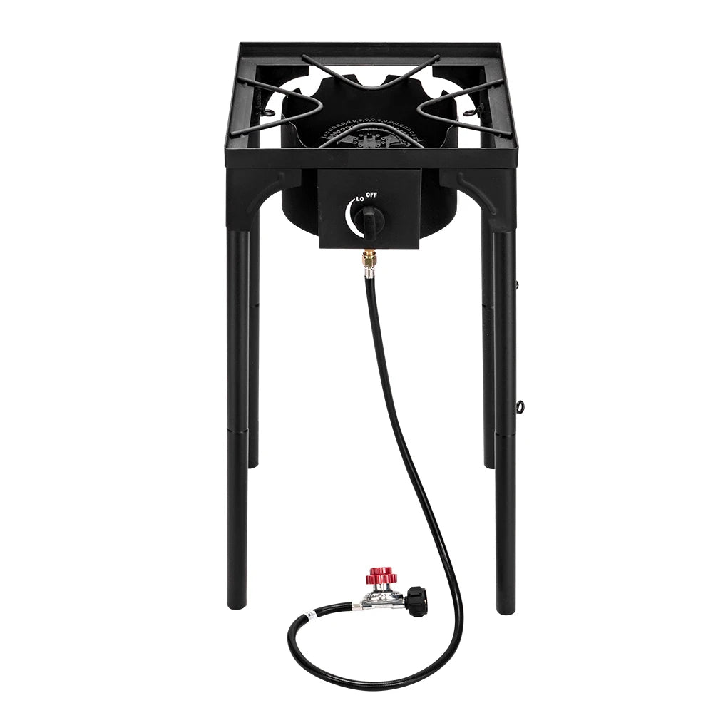 Outdoor Camp Stove High Pressure Propane Gas  (Single Burner 75000-BTU)