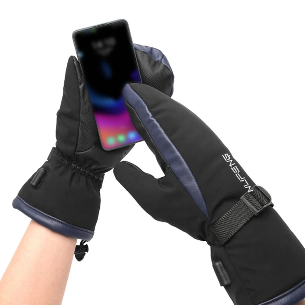 Electric Heating Gloves USB Charging Electric Heated for Climbing Hiking Cycling