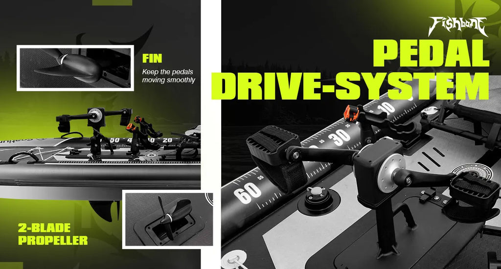 Pedal Drive Kayak Capacity 660LBS