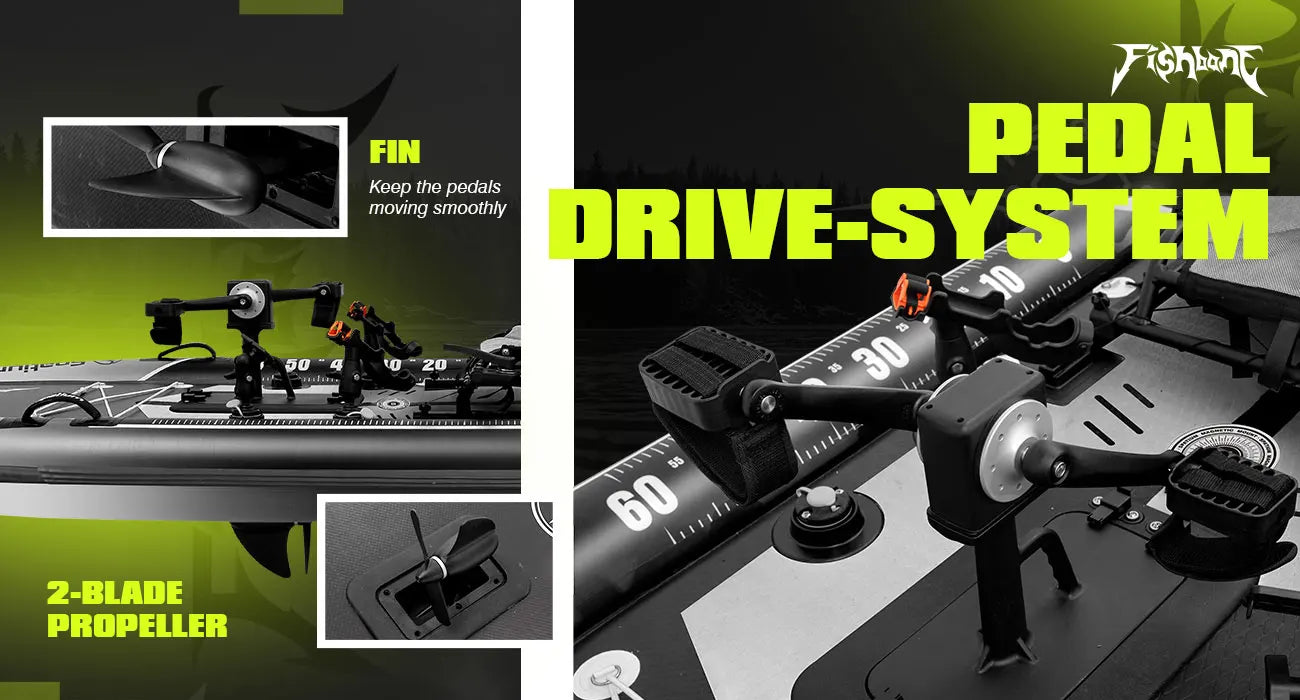 Pedal Drive Kayak Capacity 660LBS