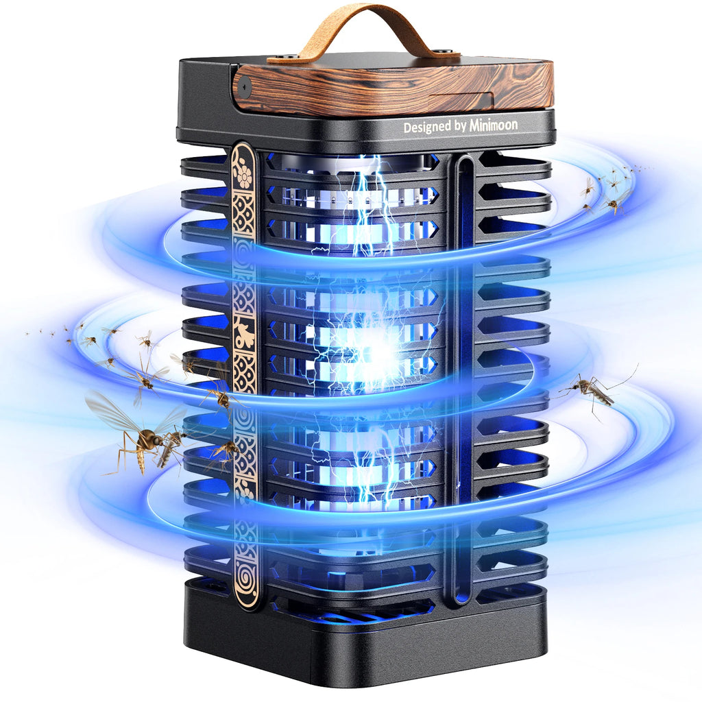 Bug Zapper Outdoor Mosquito Zapper with Dual LED Light 4200V Fly Zapper 15W Electric