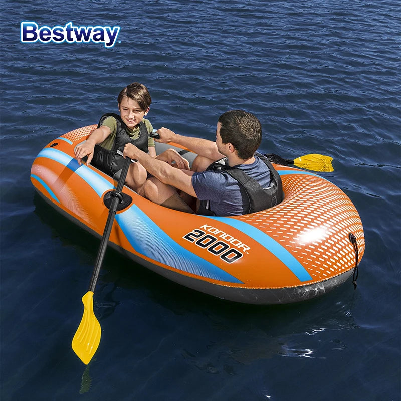 1-3 Person Heavy Duty Inflatable raft Long Lasting PVC