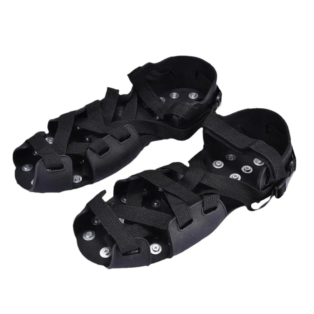 Crampons For Hiking Boots 32-Spikes Crampons Ice Cleats