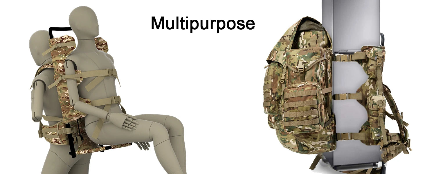 Aluminum External Frame System Large Rucksack Army Tactical Backpack frame
