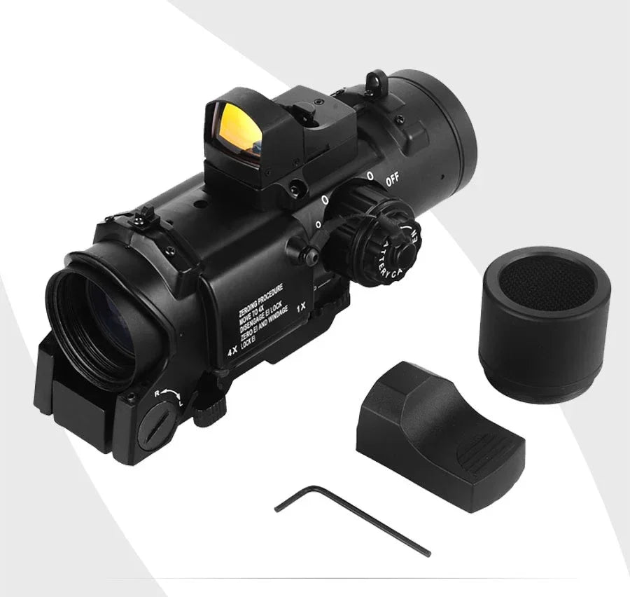 1x-4x Fixed Dual Purpose Scope  Red Dot Scope Hunting Scopes