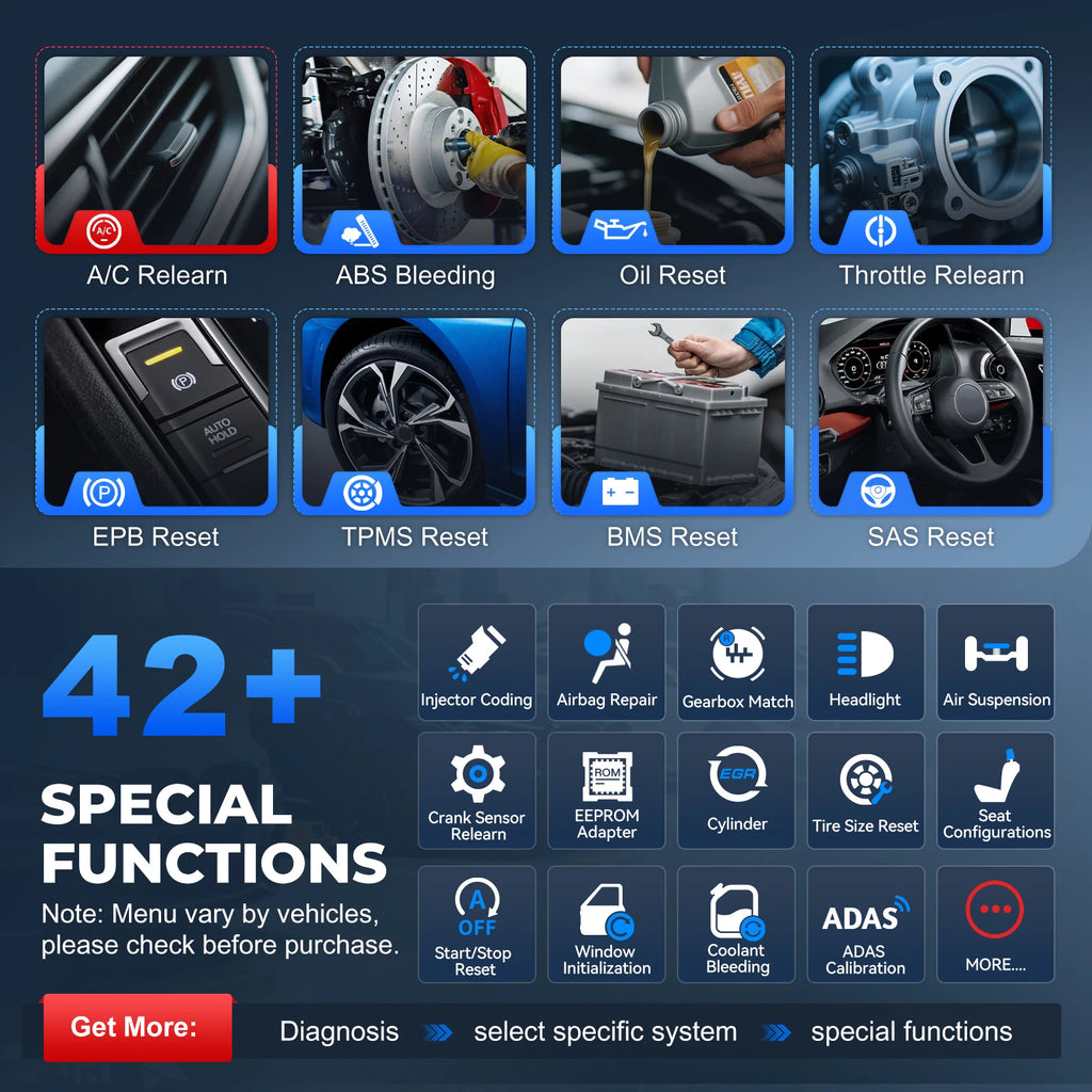 Car Diagnostic Tool Key Programmer OBD2 Automotive Scanner ECU Coding Topology Map with 42+
