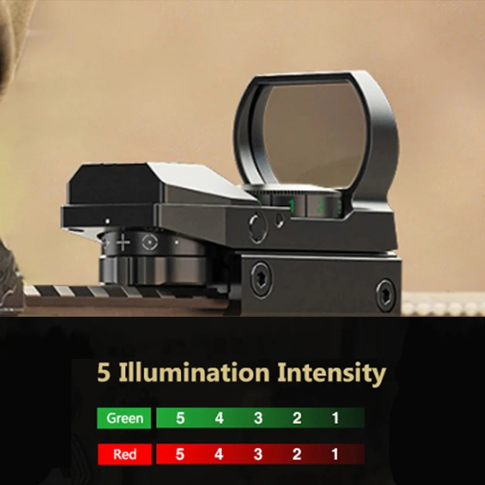 Tactical Red Green Dot Sight  with 20mm Rail