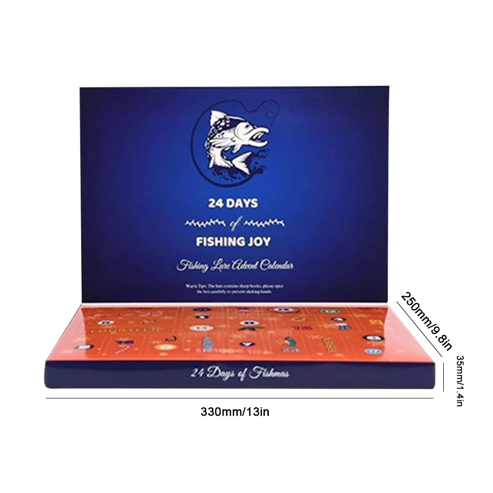 Christmas Fishing Lures Advent Calendar Creative Fishing Lures Set