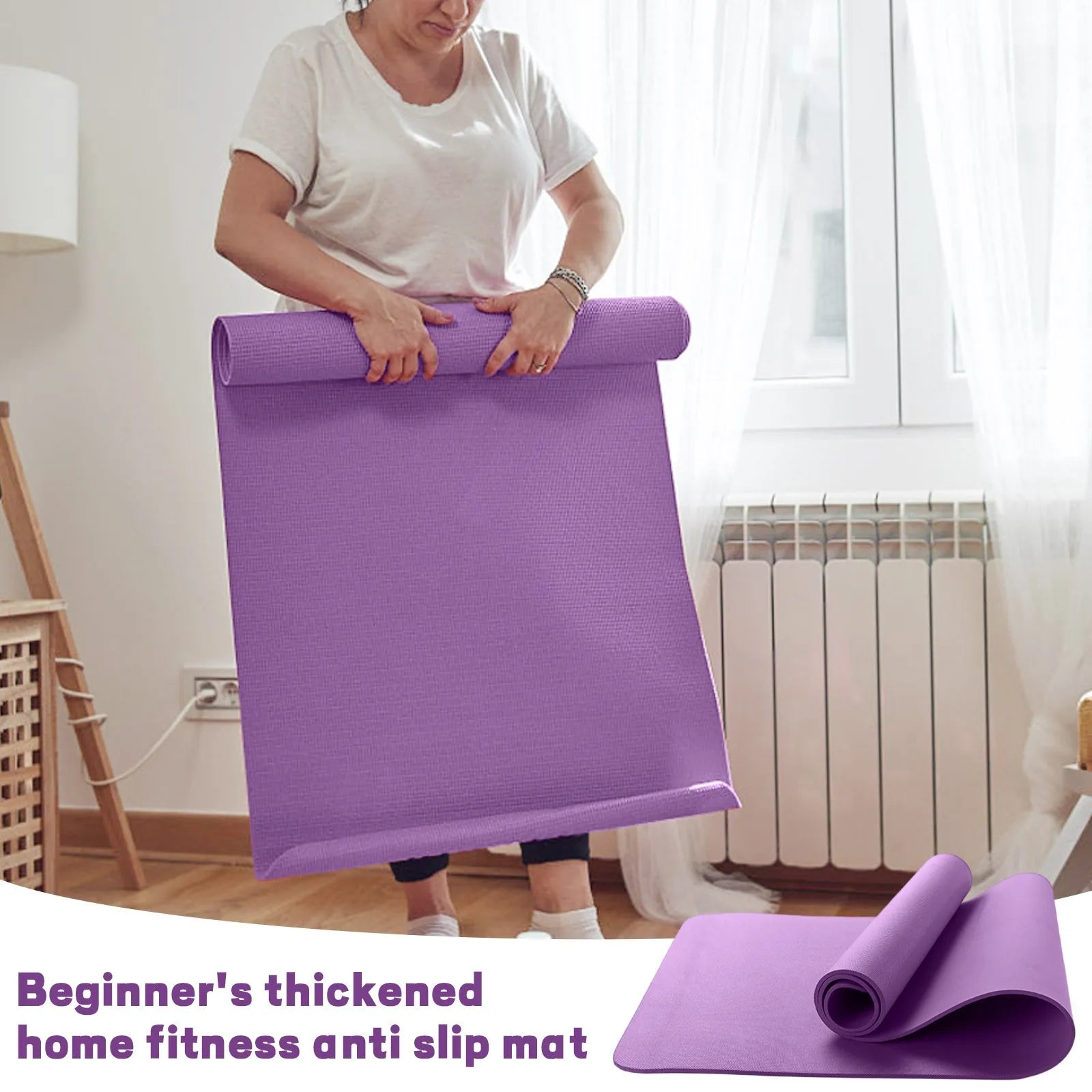 Foldable Yoga Mat Travel Fitness Exercise Mat