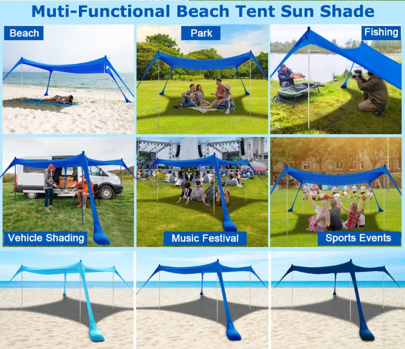 Camping Picnic Fishing Tent Outdoor Lawn Beach Leica Canopy