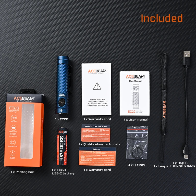 Led flashlight EDC LUXEON HL4X