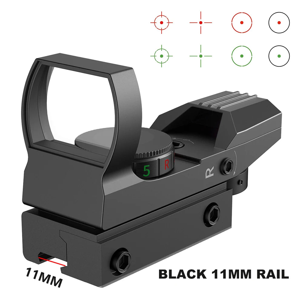 Tactical Red Green Dot Sight  with 20mm Rail