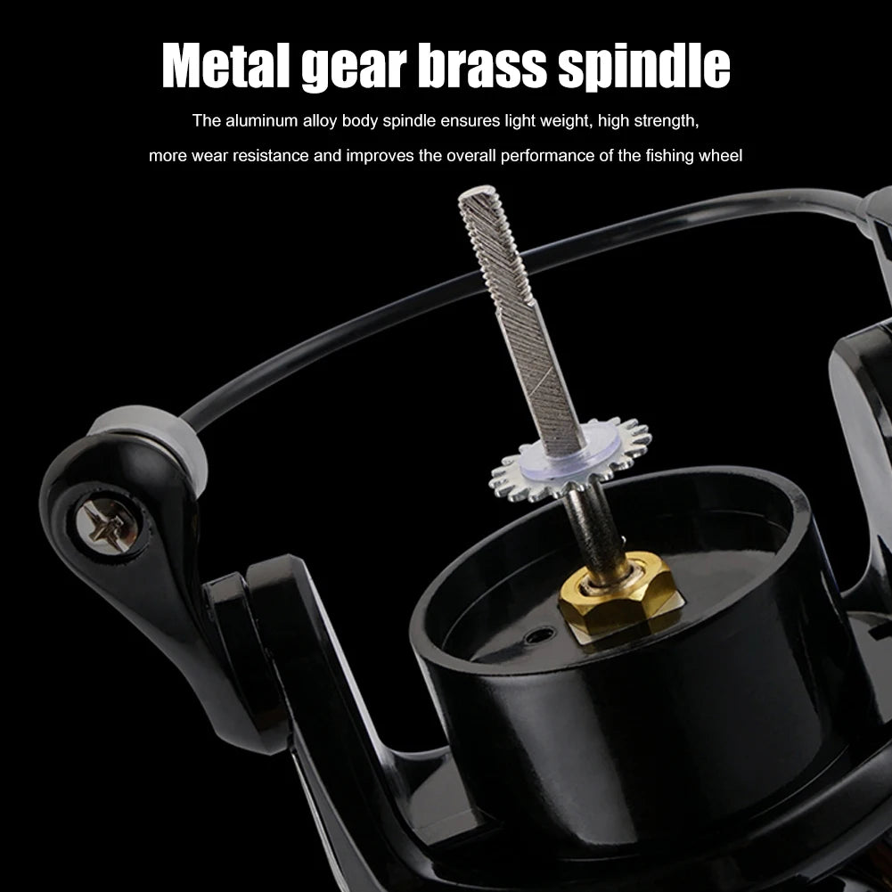 Ultra Lightweight Fishing Reel 13+1BB High Speed Gear Ratio 5.2:1 Mini Spinning Reel