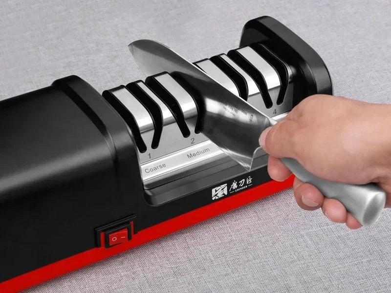 4 Stage Diamond Electric Knife Sharpener