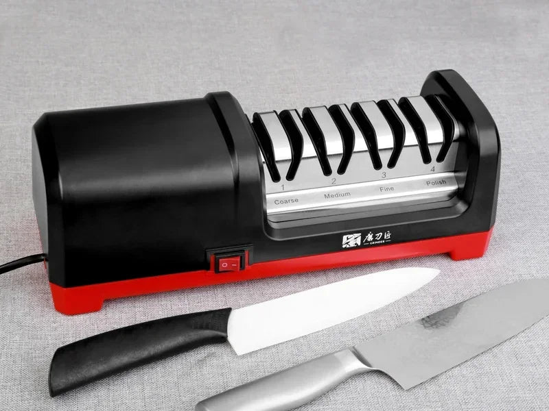 4 Stage Diamond Electric Knife Sharpener