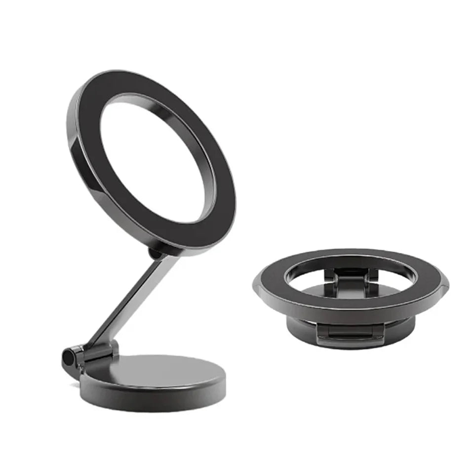Folding Magnetic Car Compact Cell Phone Holder  for iPhone 14 13 12 Pro