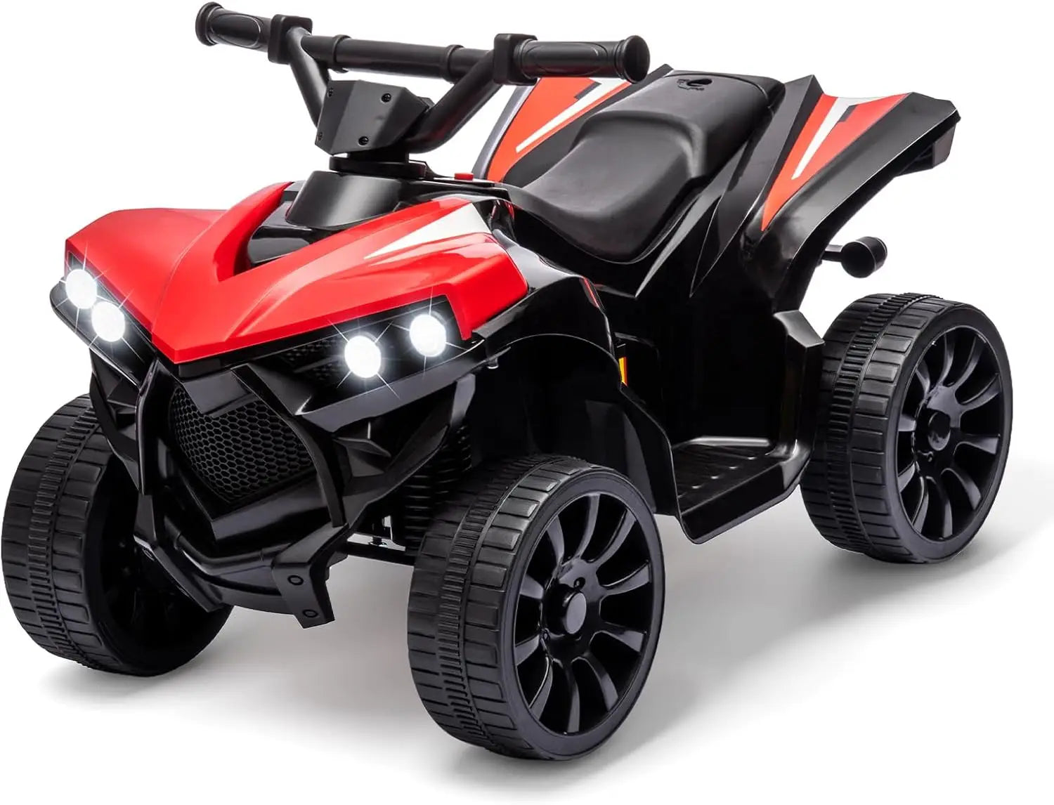 6V Ride on Toy, Kids ATV 4 Wheeler with 1.8MPH Max Speed, Music & Foot Pedal