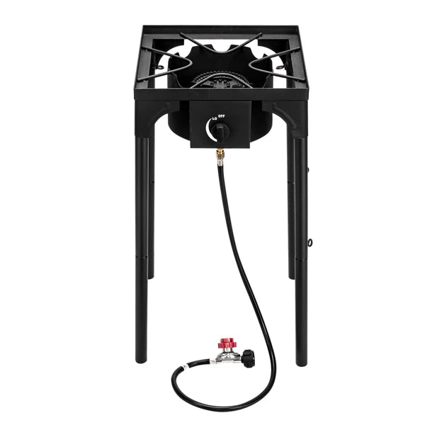 Outdoor Camp Stove High Pressure Propane Gas  (Single Burner 75000-BTU)