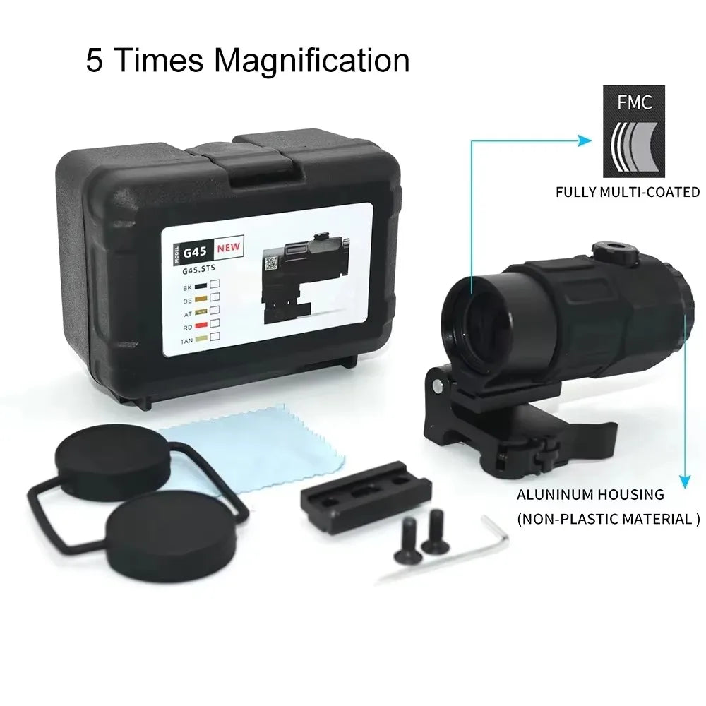 G33 G43 G45 Sight Fixed 3X 5X Magnifier Scope