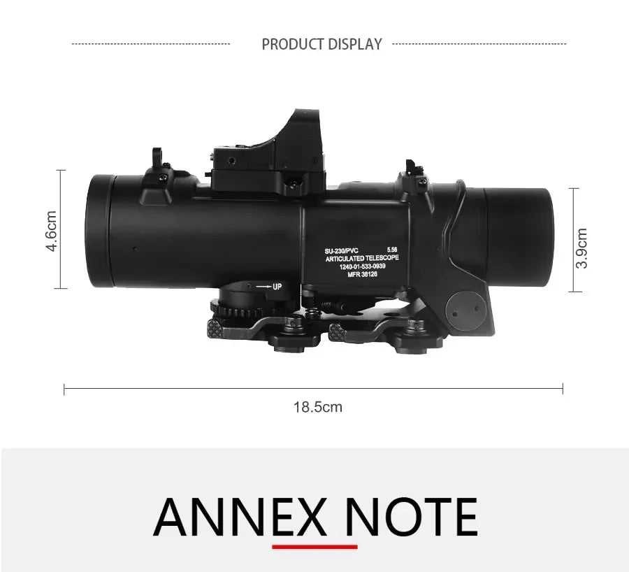 1x-4x Fixed Dual Purpose Scope  Red Dot Scope Hunting Scopes